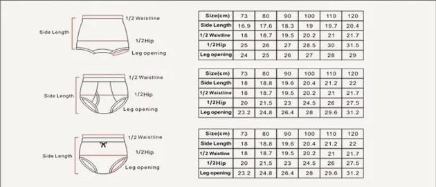 100% cotton boy underwear