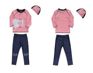 Digitalni print djevojke s rukavima dugih rukava